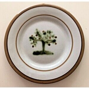 Pleasant Hill Louisville Stoneware Shaker Walnut Tree 8" Plate Keig